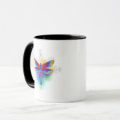 Rainbow Polygonal Dragonfly Tasse (Vorderseite Links)