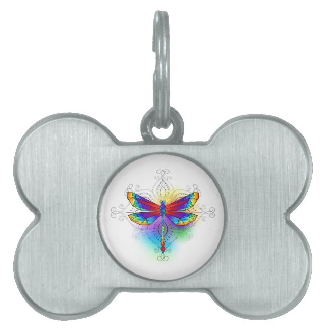 Rainbow Polygonal Dragonfly Tiermarke (Vorderseite)