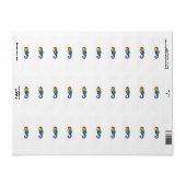 Rainbow Polygonal Seepferd (Vorne)