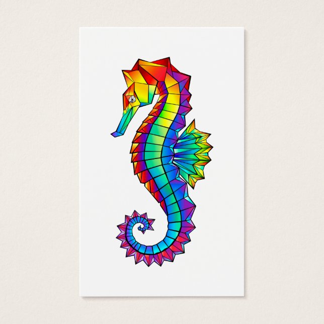 Rainbow Polygonal Seepferd (Vorderseite)
