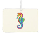 Rainbow Polygonal Seepferd Autolufterfrischer (Rückseite)