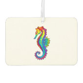 Rainbow Polygonal Seepferd Autolufterfrischer (Rückseite)