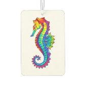 Rainbow Polygonal Seepferd Autolufterfrischer (Rückseite)
