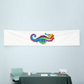Rainbow Polygonal Seepferd Banner (Messeveranstaltung)