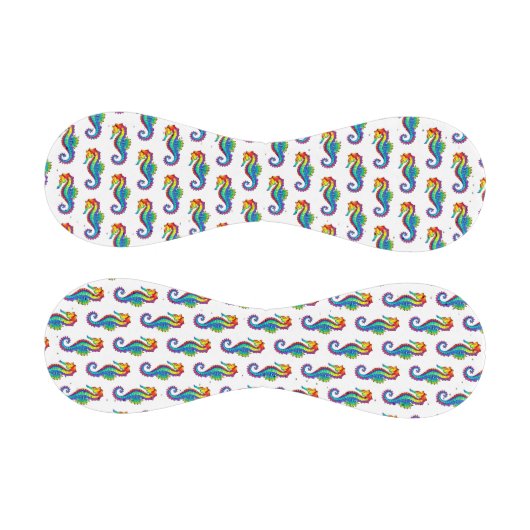 Rainbow Polygonal Seepferd Baseball (Paneele)