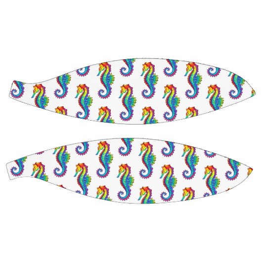 Rainbow Polygonal Seepferd Basketball (Panele)
