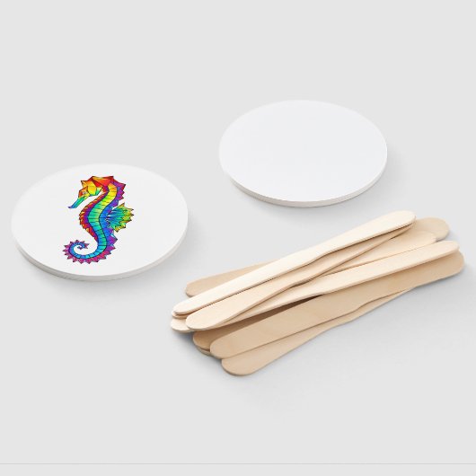 Rainbow Polygonal Seepferd Fächer (Non-assembled)