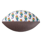 Rainbow Polygonal Seepferd Football (Gedreht 90)