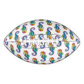 Rainbow Polygonal Seepferd Football (Vorderseite)
