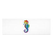Rainbow Polygonal Seepferd Fotodruck (Vorne)