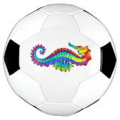 Rainbow Polygonal Seepferd Fußball (Gedreht)