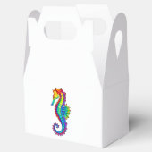 Rainbow Polygonal Seepferd Geschenkschachtel (Geöffnet)