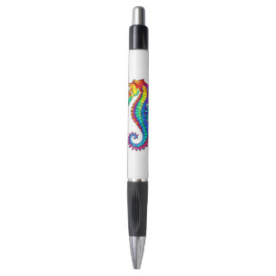 Rainbow Polygonal Seepferd Kugelschreiber