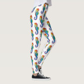 Rainbow Polygonal Seepferd Leggings (Rechts)