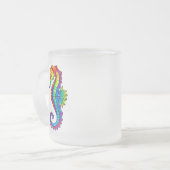 Rainbow Polygonal Seepferd Mattglastasse (Vorderseite Links)