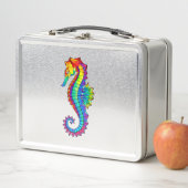 Rainbow Polygonal Seepferd Metall Brotdose (Beispiel)