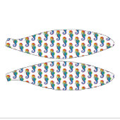 Rainbow Polygonal Seepferd Mini Basketball (Panele)