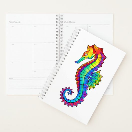 Rainbow Polygonal Seepferd Planer (Anzeige)