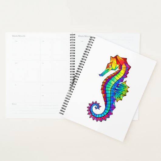 Rainbow Polygonal Seepferd Planer (Anzeige)