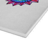 Rainbow Polygonal Seepferd Schneidebrett (Ecke)