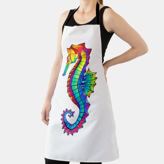 Rainbow Polygonal Seepferd Schürze (InSitu)