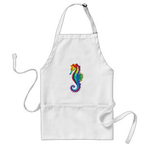 Rainbow Polygonal Seepferd Schürze