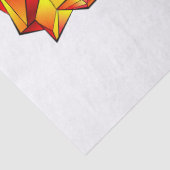 Rainbow Polygonal Seepferd Seidenpapier (Detail)