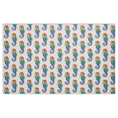 Rainbow Polygonal Seepferd Stoff (Fat Quarter (45,7 x 55,9 cm))