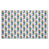 Rainbow Polygonal Seepferd Stoff (Fat Quarter (45,7 x 55,9 cm))