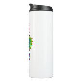 Rainbow Polygonal Seepferd Thermosbecher (Nach rechts gedreht)