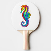 Rainbow Polygonal Seepferd Tischtennis Schläger (Rückseite)