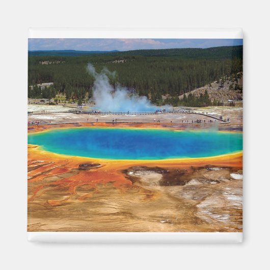 RAINBOW POND IN YELLOWSTONE MAGNET (Vorne)