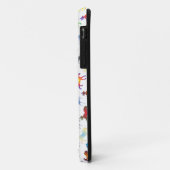 Rainbow Ponies Diagonal Case-Mate iPhone Hülle (Hinten/Links)