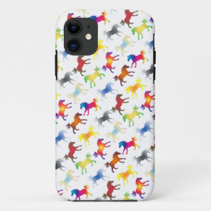 Rainbow Ponies Diagonal Case-Mate iPhone Hülle