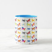 Rainbow Ponies Tasse (Zentrum)