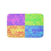 Rainbow Pop Art Bubble Packung Badematte (Vorderseite)