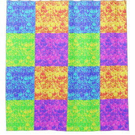 Rainbow Pop Art Bubble Packung Duschvorhang