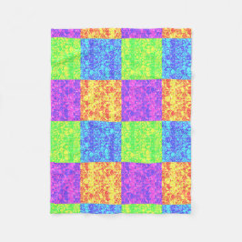 Rainbow Pop Art Bubble Packung Fleecedecke