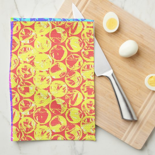 Rainbow Pop Art Bubble Packung Handtuch (Viertel Falte)