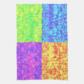 Rainbow Pop Art Bubble Packung Handtuch (Vertikal)