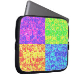 Rainbow Pop Art Bubble Packung Laptopschutzhülle (Vorne Rechts)