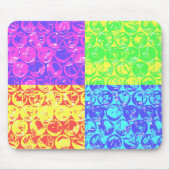 Rainbow Pop Art Bubble Packung Mousepad (Vorne)