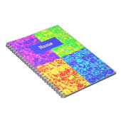 Rainbow Pop Art Bubble Packung Notizblock (Rechte Seite)