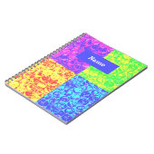 Rainbow Pop Art Bubble Packung Notizblock (Linke Seite)