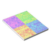 Rainbow Pop Art Bubble Packung Notizblock (angewinkelt)