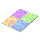 Rainbow Pop Art Bubble Packung Notizblock (Rotiert)