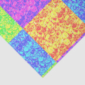 Rainbow Pop Art Bubble Packung Seidenpapier (Ausschnitt)