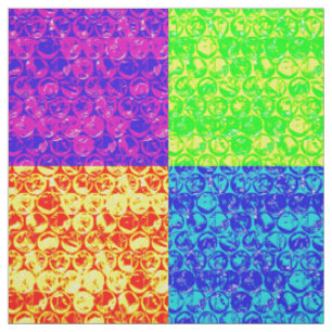 Rainbow Pop Art Bubble Packung Stoff