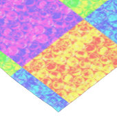 Rainbow Pop Art Bubble Packung Tischdecke (Schrägansicht)