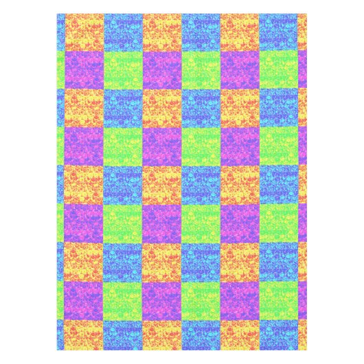 Rainbow Pop Art Bubble Packung Tischdecke (Vorderseite)